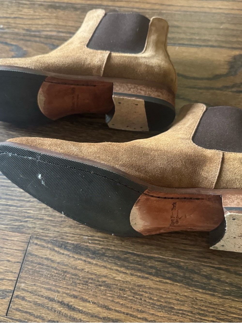 To Boot Suede Chelsea Boots in Brown- Like New - Picture 5 of 6